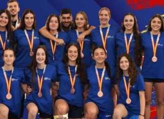 Medalla de bronce para las cadetes del BM Montequinto medalla de bronce
