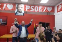 Agradecido y muy satisfecho con los resultados del PSOE agradecido