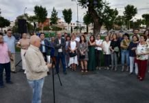 Acto homenaje al comercio local en el parque que lleva su nombre acto homenaje