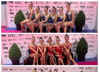 Cuarta posición con sabor a bronce para la rítmica nazarena cuarta posición