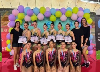 Gana en casa el Club Gimnasia Rítmica Dos Hermanas