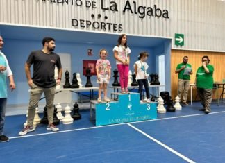 Jóvenes ajedrecistas nazarenos en el podio del circuito provincial jóvenes ajedrecistas
