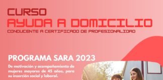 Preinscripción para el curso Auxiliar de Ayuda a Domicilio preinscripción