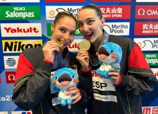 Marina García Polo, campeona del mundo de natación artística marina