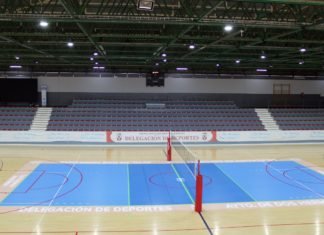 Nuevo diseño de la pista de voleibol de Los Montecillos nuevo diseño