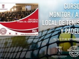 Curso de monitor local de tenis y pádel curso de monitor local