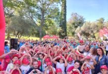 75 niños y niñas del Huerta de la Princesa se unen al Día del Corazón 75 niños y niñas