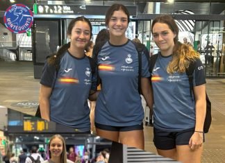 Las quinteñas con las selecciones nacionales de balonmano