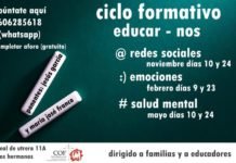 Educar-nos, nuevo ciclo formativo del COF sobre adolescentes educar-nos
