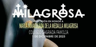 El Colegio Sagrada Familia rinde culto a la Virgen Milagrosa colegio sagrada familia