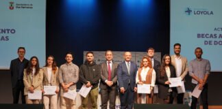 18 jóvenes becados por el Ayuntamiento en Loyola 15 jóvenes