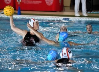 Montaña rusa para la despedida de 2023 del waterpolo femenino montaña rusa