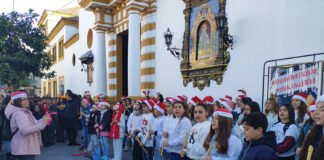 Calor musical en una fría mañana de invierno en el centro calor musical