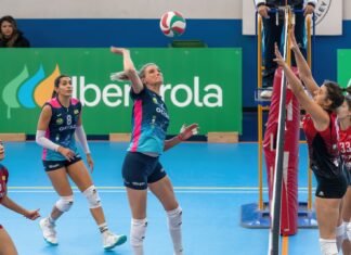 Mal partido del FP Pro Voley Cajasol ante el CV Haro mal partido