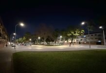 El entorno del Paseo de la Redondilla ya tiene iluminación LED el entorno