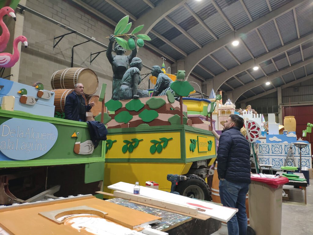 las carrozas de la cabalgata de reyes