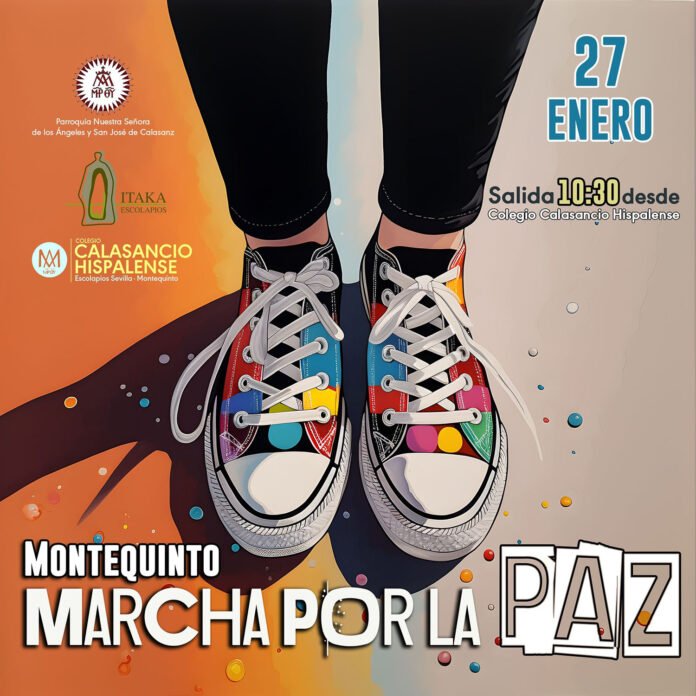 cartel marcha por la paz de montequinto primera marcha por la paz