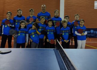 La Escuela de Tenis de Mesa cierra un primer trimestre positivo la escuela de tenis de mesa