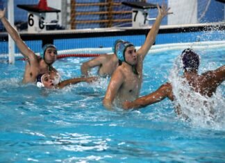 Los cinco metros evitan la remontada del waterpolo masculino cinco metros