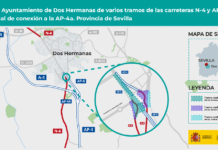 Varios tramos de la N-IV y la AP-4A son cedidos al Ayuntamiento varios tramos