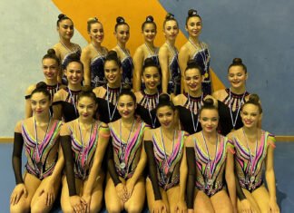 Las gimnastas nazarenas siguen rodando en el arranque de temporada gimnastas nazarenas