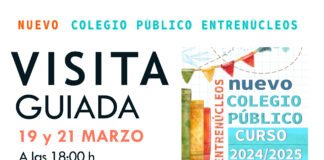 Visita guiada al nuevo Colegio Público Entrenúcleos visita guiada