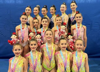 Podio para la rítmica nazarena en la I Fase Occidental de Andalucía podio para la rítmica nazarena