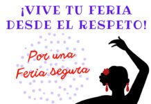 Punto Violeta fijo en una caseta de la Feria de Mayo 2024 punto violeta fijo