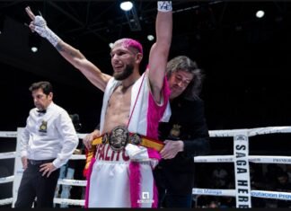 Bicampeón de España de boxeo de peso ligero bicampeón de españa