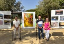 El Aula de la Naturaleza acoge las fotos de la laguna