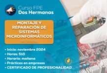 Abiertas las inscripciones de un curso del programa de FPE abiertas las inscripciones