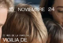 Vigilia de oración en familia organizada por el COF vigilia de oración en familia