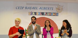 Pasión Vega y Laura Vital visitan el CEIP Rafael Alberti pasión vega