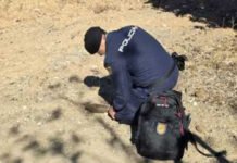 Proyectil de artillería en una chatarrería de Dos Hermanas proyectil de artillería