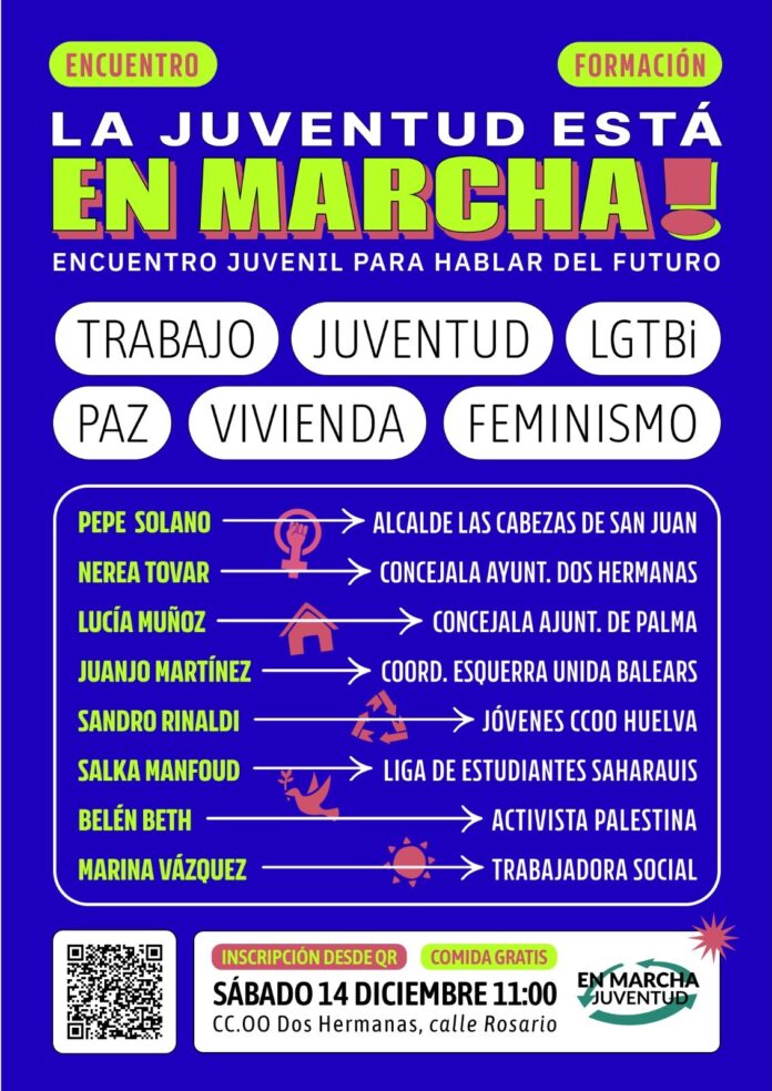 cartel encuentro formativo juventud en marcha encuentro formativo