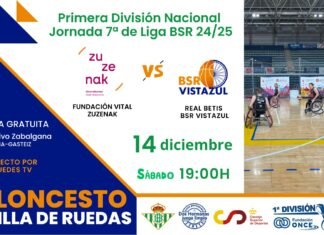 Fundación Vital Zuzenak recibe al Real Betis BSR Vistazul Fundación Vital Zuzenak