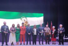 Antonio José cantó el Himno de Andalucía en el acto del 28F antonio josé