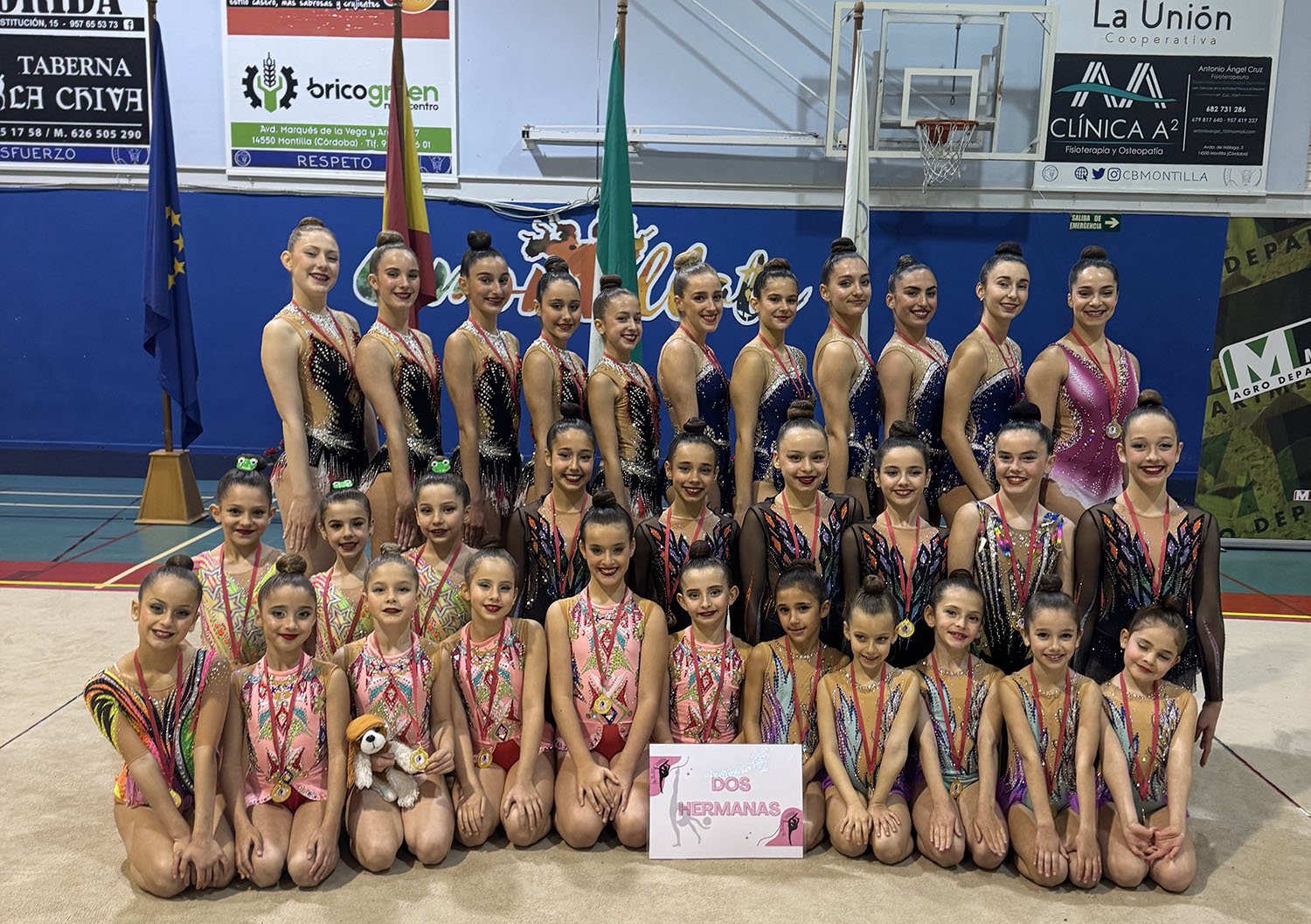 club gimnasia rítmica dos hermanas Torneo Montilla Copa y Precopa gimnastas nazarenas