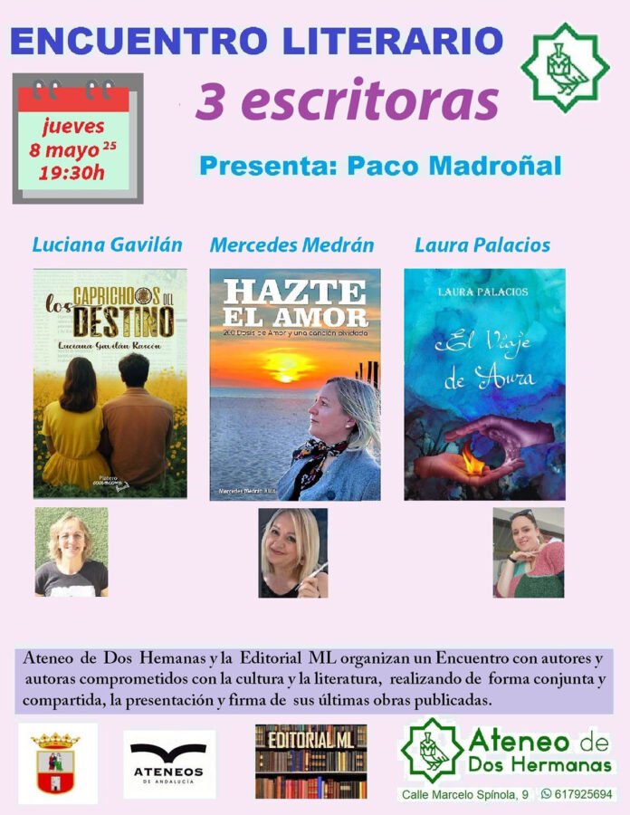 encuentro literario de 3 escritoras