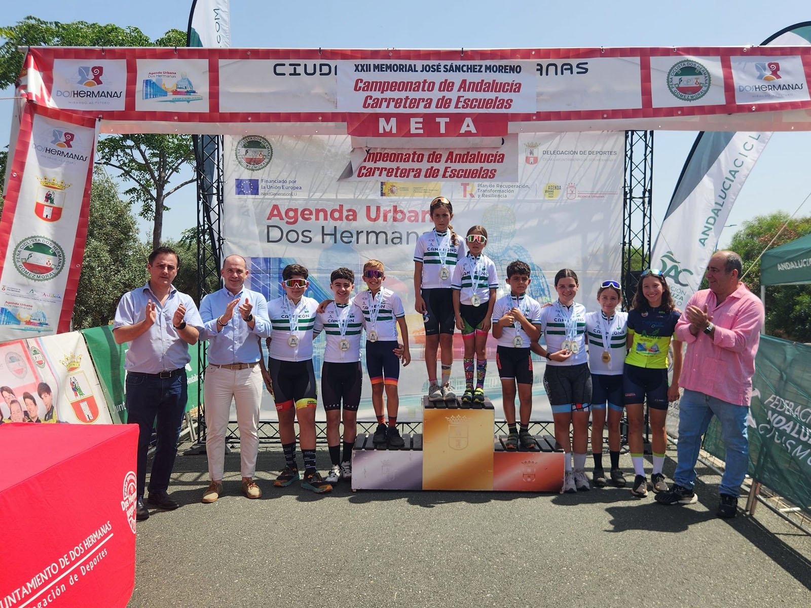 Campeonato de Andalucía Carretera Escuelas 2025 Gran fiesta del ciclismo
