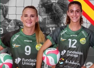 Jugadoras del Fundación Unicaja Andalucía con la Nacional sub 25 jugadoras