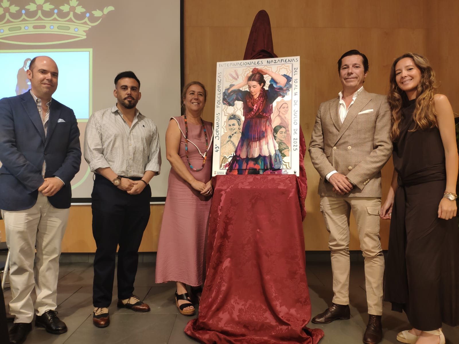 presentación cartel anunciador jornadas folclóricas nazarenas internacionales diego gómez sánchez Obra viva y en movimiento