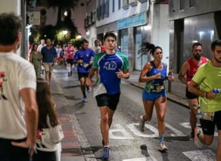 Una calurosa noche de verano para correr la Nocturna calurosa noche de verano