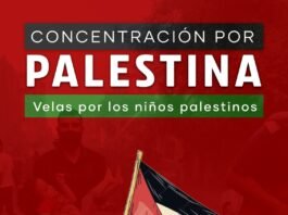 Velas por los niños palestinos