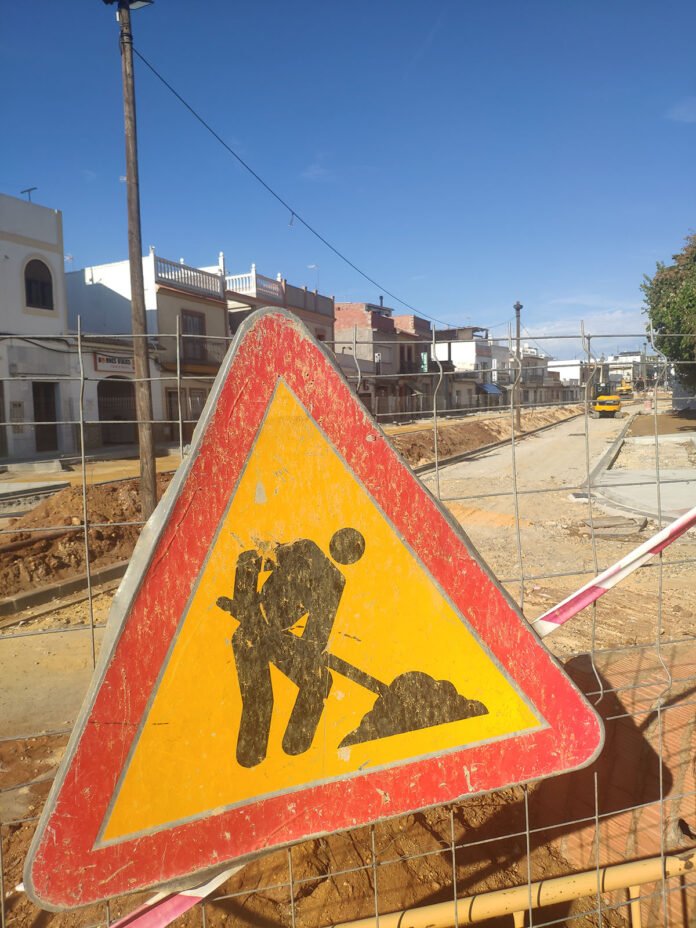 obras de la calle tajo