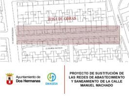 obra de sustitución de las redes