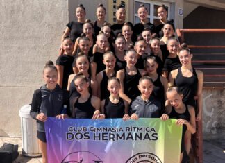 Gran nivel competitivo de la rítmica nazarena en Granada gran nivel competitivo