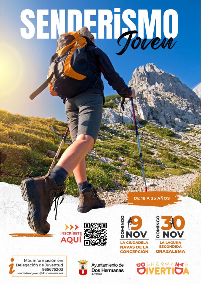 cartel senderismo joven noviembre 2025 senderismo joven