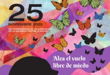 Alza el vuelo libre de miedo será el lema del 25-N alza el vuelo libre de miedo