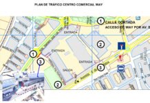 Reordenación del tráfico en el entorno del Way esta Navidad reordenación del tráfico